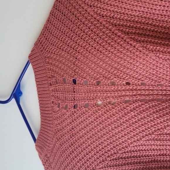 Moral Fiber Boho Cardigan Size Medium Rose - Picture 3 of 7